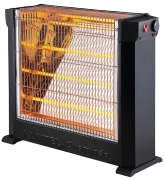 Kumtel KS-2760 2200 Watt Şömine Quartz Isıtıcı Beyaz
