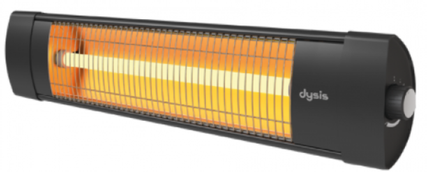 Dysis Thermal Mekanik (HTR7449) 2300 Watt Duvar Tipi Infrared Isıtıcı Siyah