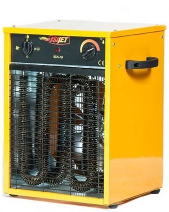 Isıjet EX-9 9000 Watt Ayaklı Fanlı Isıtıcı Sarı