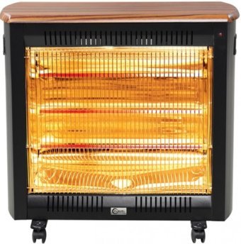 Flavel FLV KS 2000 Watt Ayaklı Quartz Isıtıcı Siyah