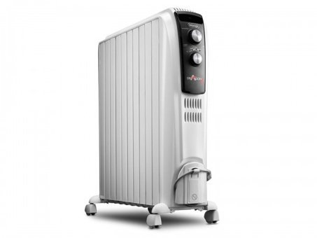 Delonghi TRD4 1025 Dragon 4 2500 Watt 10 Dilimli Ayaklı Yağlı Radyatör Isıtıcı Gri