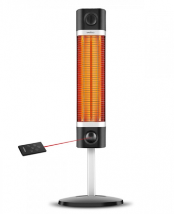 Veito CH1800 RE 1700 Watt Kule Tipi Infrared Isıtıcı Siyah