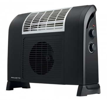 Rowenta Dualio IR5010 2000 Watt Ayaklı Konvektör Isıtıcı Siyah