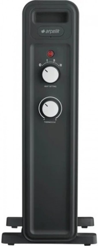 Arçelik AR 9M 2000 2000 Watt 9 Dilimli Ayaklı Yağlı Radyatör Isıtıcı Siyah