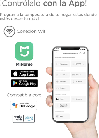 Xiaomi Mi Smart Space Heater 1S 2000 Watt Şömine Konvektör Isıtıcı Beyaz
