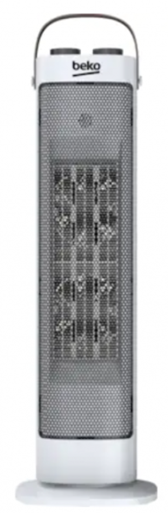Beko BK MT PTC 2000 2500 Watt Kule Tipi Fanlı Isıtıcı Beyaz
