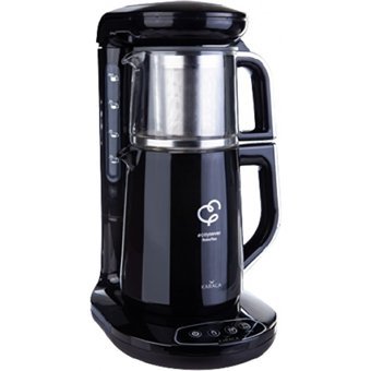 Korkmaz Demtez Çelik Demlikli 1600 W Çelik Gövdeli Pembe Çay Makinesi