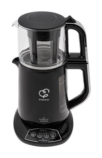 Korkmaz Çaytema Çelik Demlikli 1600 W Çelik Gövdeli Kırmzı Çay Makinesi
