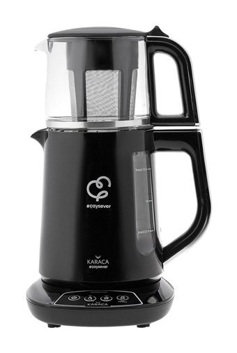 Korkmaz Çaytema Çelik Demlikli 1600 W Çelik Gövdeli Kırmzı Çay Makinesi