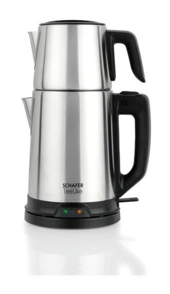 Arnica Bitkidem Pro Cam Demlikli 2400 W Işıklı Cam Gövdeli İnox Çay Makinesi