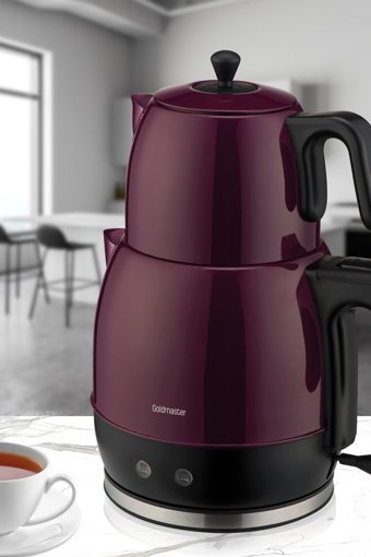 Karaca Berry Tea X Çelik Demlikli 1700 W Çelik Gövdeli Çay Makinesi