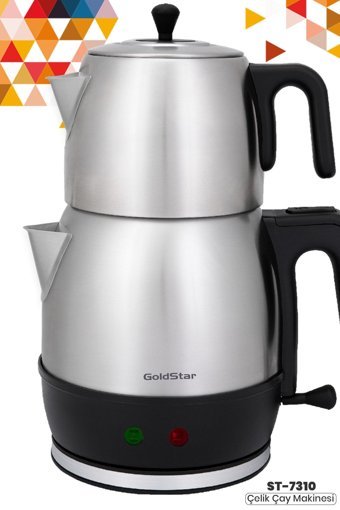 Karaca Maxi Tea Xl 2 In 1 Cam Demlikli 1700 W Plastik Gövdeli Mulberry Çay Makinesi