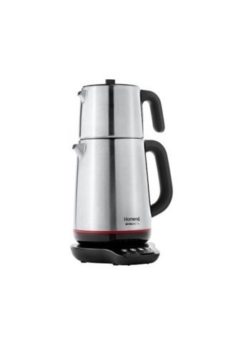 Karaca 1805 Tea Chef Çelik Demlikli 1800 W Işıklı Çelik Gövdeli Mor Çay Makinesi
