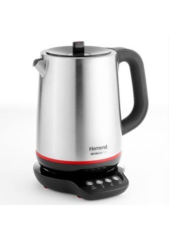 Karaca 1805 Tea Chef Çelik Demlikli 1800 W Işıklı Çelik Gövdeli Mor Çay Makinesi