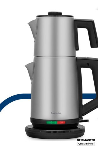 Karaca Çaysever Robotea Connect 3 In 1 Konuşan Otomatik Cam Demlikli 1700 W Işıklı Plastik Gövdeli Şeffaf Çay Makinesi