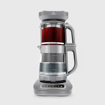 Korkmaz Demtez Çelik Demlikli 1600 W Çelik Gövdeli Gri Çay Makinesi
