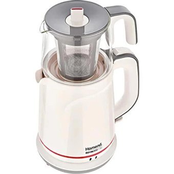 King K 325 Livane Cam Demlikli 1500 W Çelik Gövdeli Kırmızı Çay Makinesi