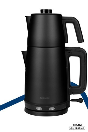 Karaca Glass Tea Xl 2 In 1 Cam Demlikli 1900 W Işıklı Cam Gövdeli Antrasit Çay Makinesi