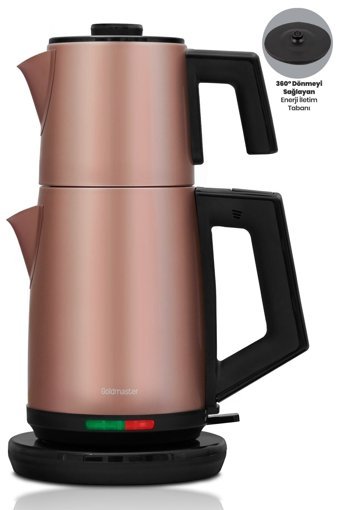 Karaca Çaysever Robotea Pro 4 In 1 Konuşan Otomatik Cam Demlikli 1000 W Işıklı Cam Gövdeli Şeffaf Çay Makinesi