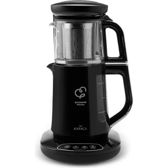 Korkmaz Demiks Çelik Demlikli 1600 W Çelik Gövdeli Çay Makinesi