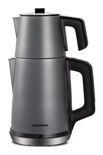 Karaca Tea Break Çelik Demlikli 1650 W Çelik Gövdeli Kırmızı Çay Makinesi