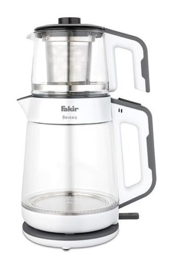 Homend 1725H Artfood Konuşan Otomatik Çelik Demlikli 1800 W Çelik Gövdeli İnox Çay Makinesi