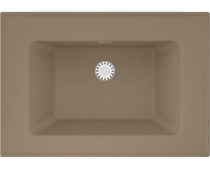 Real Stone Zenıth 65 Etajerli Capucino Granit Banyo Lavabosu 65X45