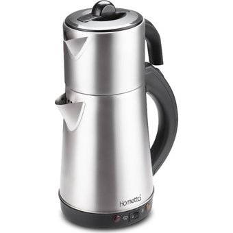 Korkmaz A 353 01 Mia Çelik Demlikli 1600 W Çelik Gövdeli İnox Çay Makinesi