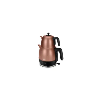 Karaca Çaysever Robotea Pro 4 In 1 Konuşan Otomatik Cam Demlikli 2500 W Işıklı Plastik Gövdeli Gri Çay Makinesi