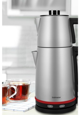 Karaca Çaysever Robotea 3 In 1 Konuşan Otomatik Cam Demlikli Işıklı Cam Gövdeli Çay Makinesi