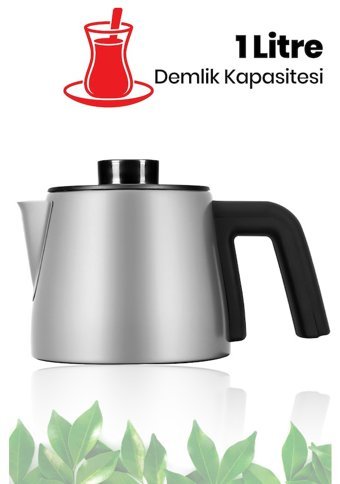 Karaca Çaysever Robotea 3 In 1 Konuşan Otomatik Cam Demlikli Işıklı Cam Gövdeli Çay Makinesi
