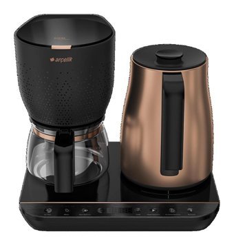 Conti CTM 200 STLY Cam Demlikli 1800 W Plastik Gövdeli Bordo Çay Makinesi