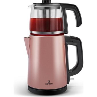 Korkmaz A 359 04 Demkolik Çelik Demlikli 1600 W Çelik Gövdeli Mavi Çay Makinesi