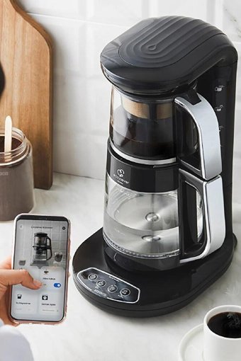 Korkmaz Demkolik Çelik Demlikli 1600 W Çelik Gövdeli Kırmızı Çay Makinesi