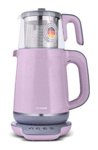 King K 354 Harman Çelik Demlikli 1000 W Çelik Gövdeli İnox Çay Makinesi