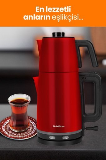 Karaca Maxi Tea XL Cam Demlikli 1700 W Plastik Gövdeli Mulberry Çay Makinesi