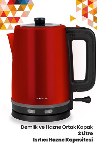 Karaca Maxi Tea XL Cam Demlikli 1700 W Plastik Gövdeli Mulberry Çay Makinesi