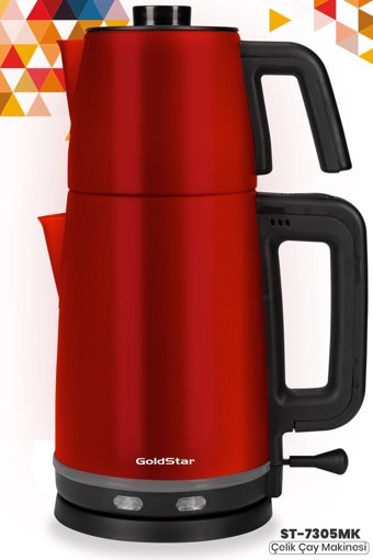 Karaca Maxi Tea XL Cam Demlikli 1700 W Plastik Gövdeli Mulberry Çay Makinesi