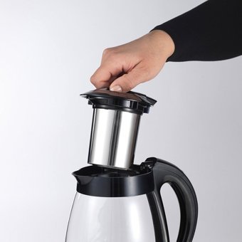 Goldmaster BY 4300 Dostane Otomatik Çelik Demlikli 2200 W Işıklı Çelik Gövdeli Beyaz Retro Çay Makinesi