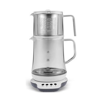 Korkmaz A 369 02 Demtez Çelik Demlikli 1600 W Çelik Gövdeli İnox Çay Makinesi