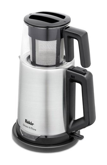 Homend 1748H Royaltea Konuşan Otomatik Cam Demlikli 1800 W Işıklı Cam Gövdeli Şeffaf Çay Makinesi