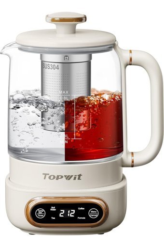 Arçelik CM 6964 K Resital Cam Demlikli 1900 W Işıklı Cam Gövdeli Beyaz Çay Makinesi