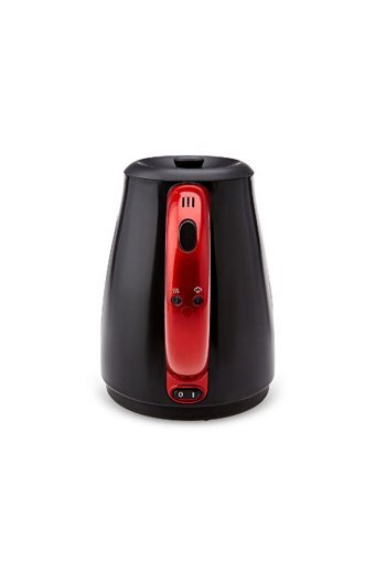 Goldmaster Selvi Otomatik Çelik Demlikli 2200 W Işıklı Çelik Gövdeli Kırmızı Retro Çay Makinesi