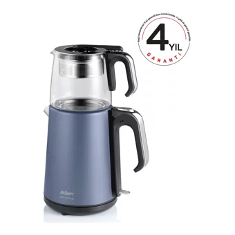 Stilevs TTA 3000 Cam Demlikli 1700 W Plastik Gövdeli Yeşil Çay Makinesi