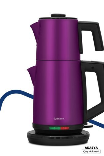 Karaca 2200 W Işıklı Cam Gövdeli Şeffaf Çay Makinesi