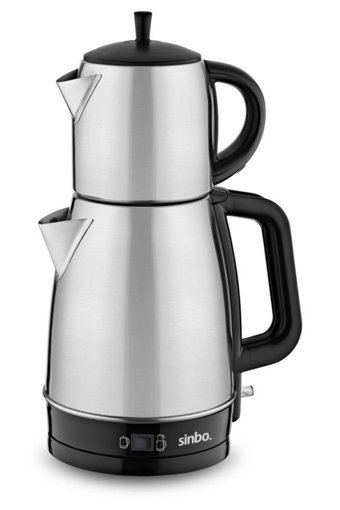Sinbo STM 5832 Otomatik Porselen Demlikli 1600 W Işıklı Çelik Gövdeli Rose Gold Retro Çay Makinesi