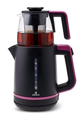 Karaca Maxi Tea XL Cam Demlikli 1700 W Plastik Gövdeli Raspberry Çay Makinesi