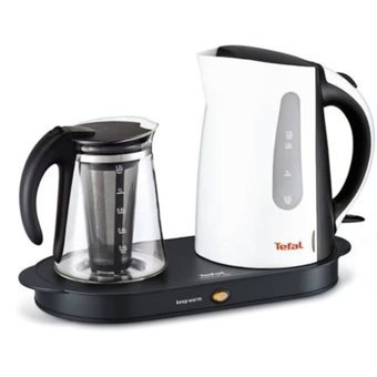 Tefal Keyif Çayı Otomatik Cam Demlikli 2250 W Işıklı Plastik Gövdeli Beyaz Çay Makinesi