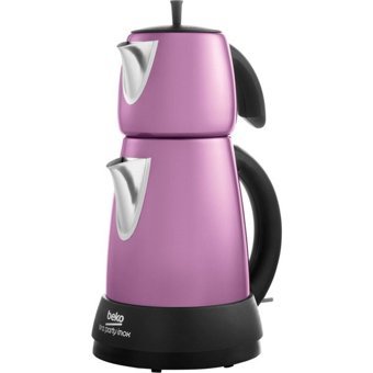 Beko 2216 Çelik Demlikli 1650 W Çelik Gövdeli Mor Çay Makinesi