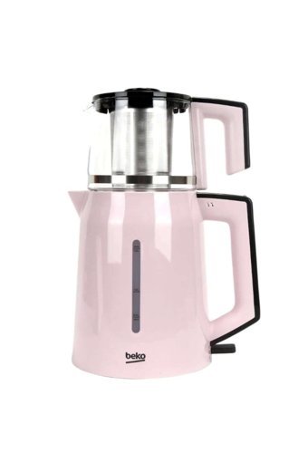 Beko 2940 Cam Demlikli 1650 W Işıklı Plastik Gövdeli Pembe Çay Makinesi